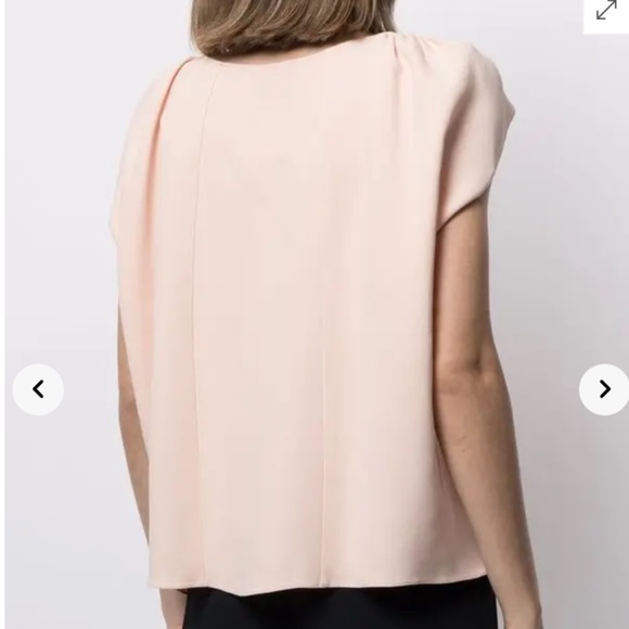 NWT Emporio Armani Slit-Sleeve Cape Top - Picture 7 of 7